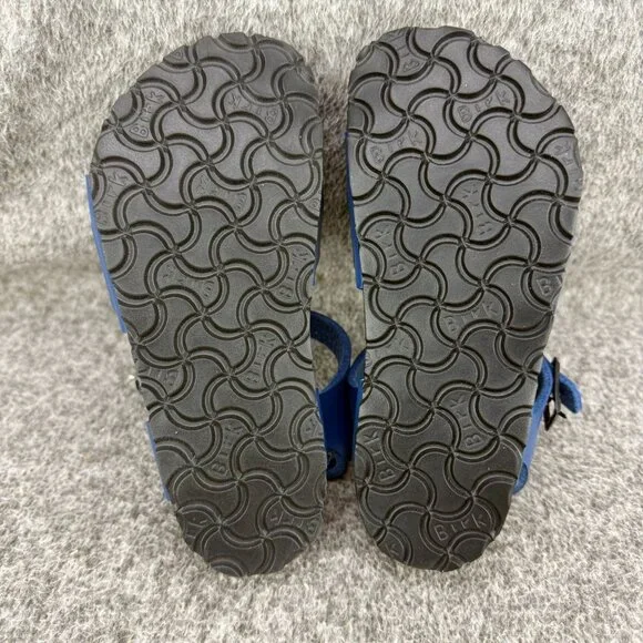 ✅Girls C11/EU29 Birkenstock Kids Rio Blue Birko-Flor Sandals *DISCOLORED SOLE - Picture 3 of 14